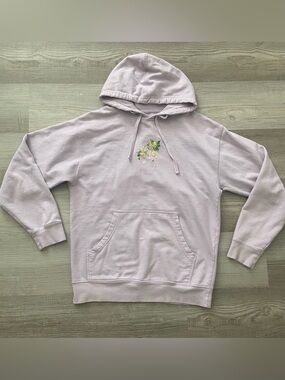 Mogul Moves Ludwig Ahgren Lavender Summer Floral Hoodie Size M